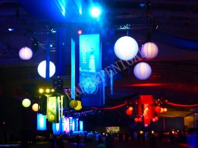 China Air RGB Inflatable Lighting Decoration Pool Lights Balloon Water Floating Flooring for sale