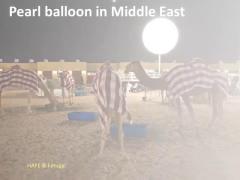 160cm Advertising Moon Balloon Light Pearl 800W LED