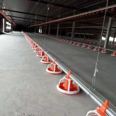 China Automatic Poultry Broiler Pan Feed Feeding System for floor ground farm house China factory for sale