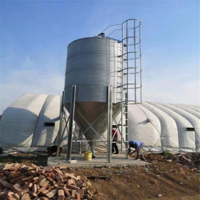 China 21,5 toneladas para alimentação de aves silo alimentador de frango placa de aço anticorrosiva à venda