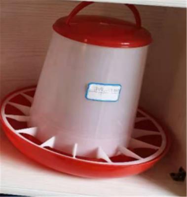 China Plastic Poultry Feeder Pan Bucket Water Drinker Farm Equipment Auto 10kg Chicken Feeder for sale