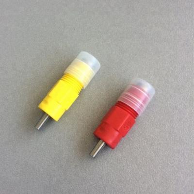 China Quail Broiler Nipple Drinker Poultry Drinking Line Parts Yellow Red for sale