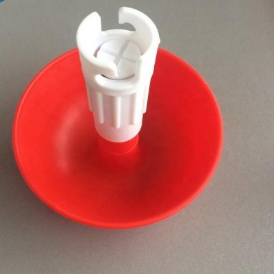 China Chicken poultry Nipple Drinker water Hanging Suspension Dip Cup with lock locking Square Pipe from China for sale