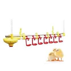 China Stainless PVC Chicken Watering System Automatic Drinker For Chickens for sale