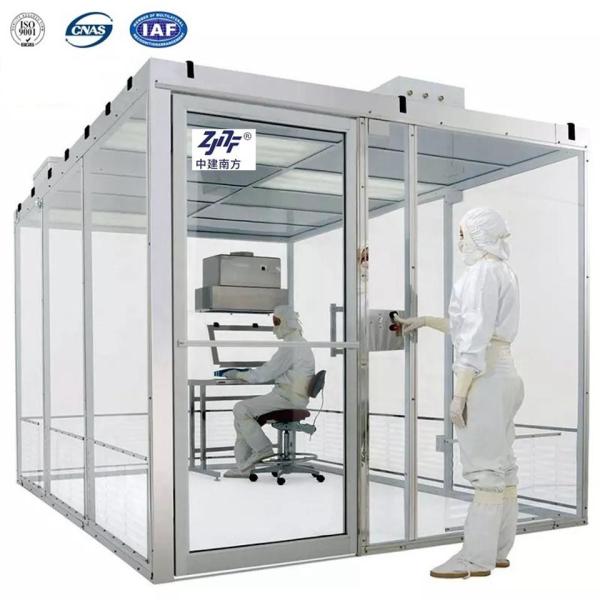 Quality GMP Modular Clean Room Booth ISO 5 6 7 8 Laminar Flow Dust Free for sale