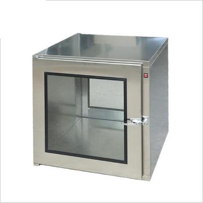 China Stainless Steel Clean Room Pass Box 220V Medical With Transfer Window for sale