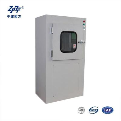 China Roestvrij staal schoonruimte apparatuur 380V 50HZ 99,99% 0,3um Air Douche Pass Box Te koop