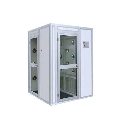 China Unidad de ducha de aire de sala limpia de 220V para clase 10000 Modular portátil de 90 grados en venta