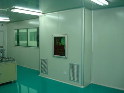 China Laboratório GMP Sala limpa ISO 5 6 7 8 Sistema de HVAC portátil modular livre de poeira à venda