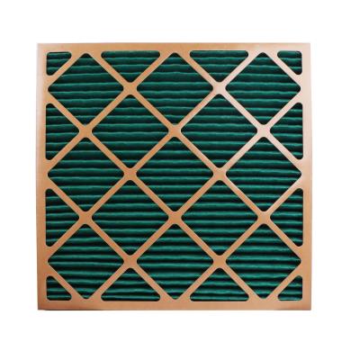 China Pleated Panel AC Filter G4 With 5um Cotton Non Woven Fabric Customized for sale