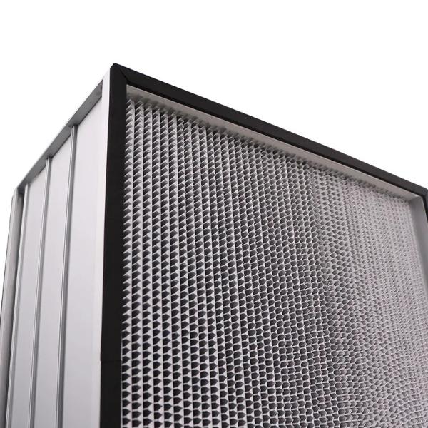 Quality Customized Size HEPA Pleated Filter , Superfine Glass Fiber Air HEPA Filter for sale