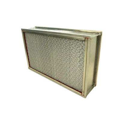 Cina 250°C filtro HEPA industriale acciaio inossidabile resistente alle alte temperature H13 H14 in vendita