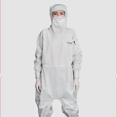China Washable Cleanroom Supplies ESD Polyester Conductive Filament Sterile Apparel for sale