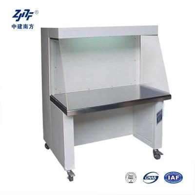 China Flujo laminar antistatico Banco de aire limpio Acero inoxidable horizontal H14 U15 en venta