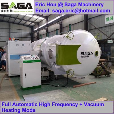 China Microwave Vacuum Wood Drying Machine High Frequency Lumber Dryer Kiln for sale