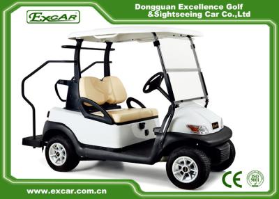 中国 EXCAR A1S2の白い48Vリチウム電池式車の電気ゴルフ車 販売のため