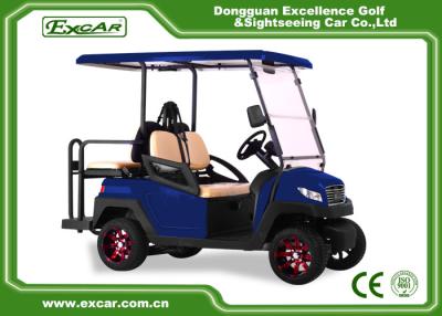 China ADC Motor 48V 4 Seater Electric Hunting Carts / Club Car Electric Golf Car for sale