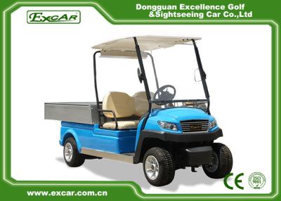 China 35km/H 4 Wheel Electric Utility Carts With Cargo Tool Aluminum Chassis PP à venda