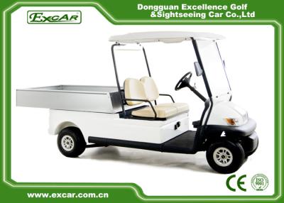 China Trojan Battery Powered Electric Utility Carts 2 Seater Golf Cart Utility for sale