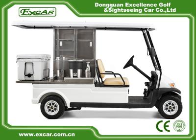 China 2 Passenger Electric Food Cart For Park Services With Trojan Battery for sale