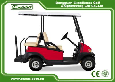 China Electric Golf Carts With 17A Off Board Charger 4 Seaters Red/Trojan Battery for sale