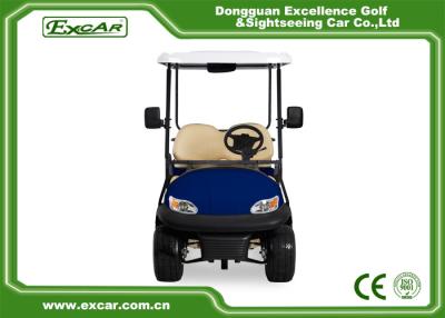 Chine Les chariots de golf bleus avec la batterie/Curtis Trojan Controller/ADC circulent en voiture à vendre