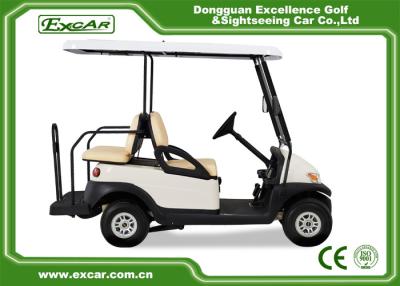 China White Used Electric Golf Carts With Trojan Battery CE Approved 4 Seater 275A for sale
