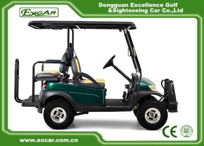 China EXCAR CE Approved Electric Hunting Carts 48V Lifted 4 Seater Golf Cart 3.7KW for sale