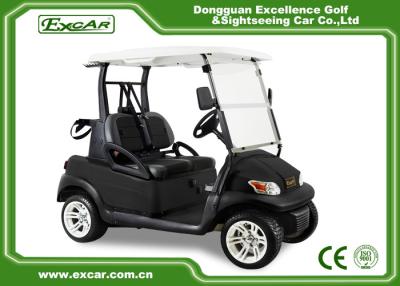 China EXCAR Black Seat EXCAR Golf Cars Unique USA Key For 2 Person/Trojan Battery for sale
