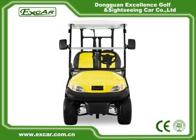 China EXCAR-Doppelt-Farb-Seat-Golfmobil-elektrische Spannung 48 mit Aluminiumkante zu verkaufen