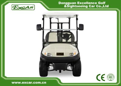 China Sitzer des EXCAR-Verein-Kurs-elektrischer Golf-Auto-48V der Batterie-2/Trojan Batterie zu verkaufen
