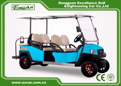 China Os carrinhos de golfe bondes com os azul-céu italianos da caixa de engrenagens fáceis vão carrinho de golfe à venda