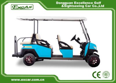 China Electric Golf Carts With Italian Gearbox 6 Seater Fuel Trojan Batteries Golf Cart for sale