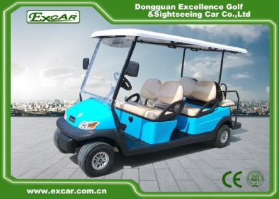 China Sky Blue Electric Golf Buggy 6 Seater for sale