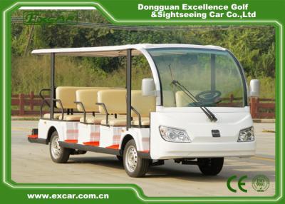 China EXCAR white 14 Seater 72V electric sightseeing bus electric car china tour bus for sale for sale