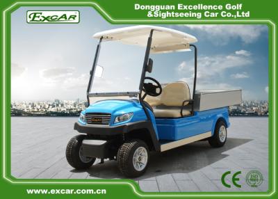 China Blue Electric Utility Golf Cart Hotel Buggy Car For 2 Person Battery Operated CE Approved for sale