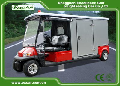 China Steel Chassis Waterproof Medical Golf Cart With Light And Horn for sale