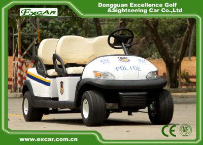 China EXCAR Open Roof Police Electric Patrol Car With Trojan Battery for sale