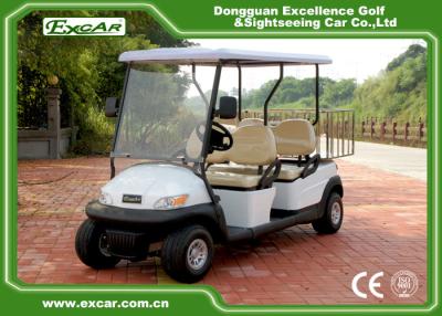 China EXCAR 4 Seater Fast Hotel Buggy Car With Cargo Bed Steel Chassis for sale