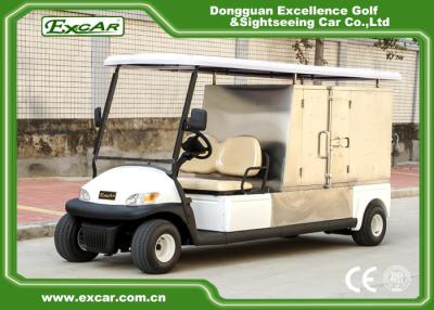 China White Hotel Buggy Car Electric Utility Carts with Customized Cargo 350A USA Curtis Controller for sale