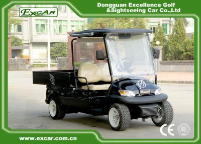 China 2 Passenger Black Color Golf Food Cart 3.7KW Acim Motor DC System for sale