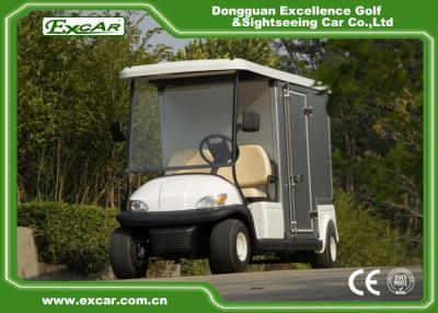 China carro bonde do alimento da bateria 48V Trojan que vende o carrinho de golfe com recipiente à venda