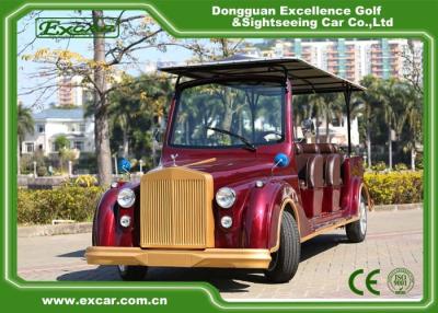 China Excar Red Electric Classic Cars With Trojan Battery ,CE Approved for sale