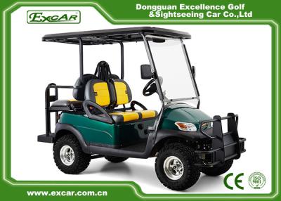 China 3-4 Passenger Electric Hunting Carts With Coil Spring Hydraulic Shock Absorber for sale