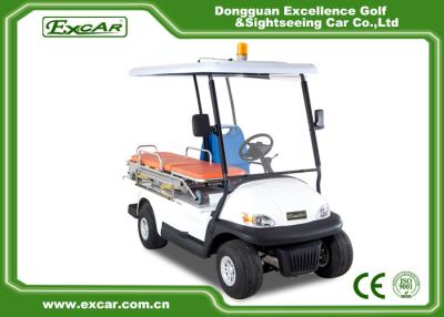 China EXCAR 2 Seat Hospital Electric Ambulance Car 3.7KW 48V Trojan Battery Ambulance Car for sale
