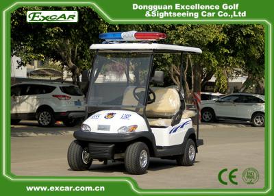 China White 4 Seater Electric Security Patrol Vehicles 48V 3.7KW Aluminum Material for sale