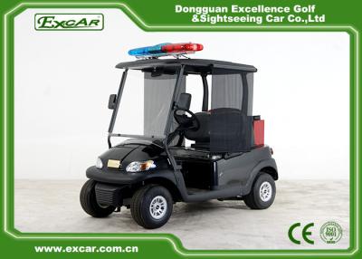 China Black 48v 2 Seater Trojan Battery Electric Golf Car With Extinguisher Fire Truck for sale