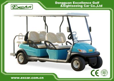 China Coche eléctrico del golf de la batería troyana, seis carros de golf eléctricos legales de la calle del pasajero en venta