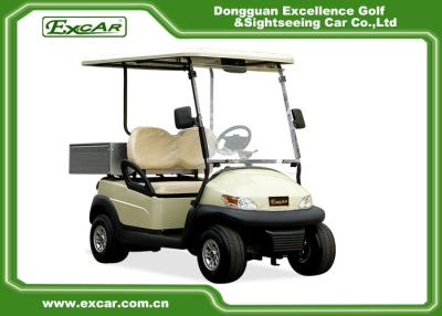 China 2 Seater AC Motor Electric Golf Car 48v Trojan Battery , Electric Hotel Buggy Car for sale