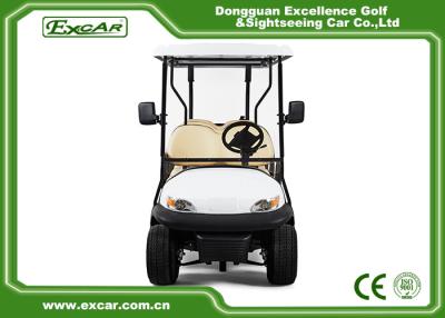 China 6 Seater Tourist Use Used Electric Golf Carts / Electric Sightseeing Bus Trojan Battery for sale